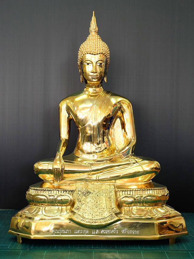 ถวายพระประธานองค์เล็ก วัดเขาช่องคับ สุพรรณบุรี